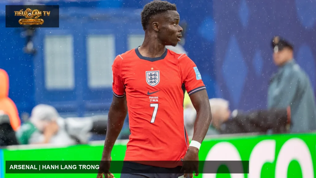 Bukayo Saka trong ảnh tư liệu năm 2026