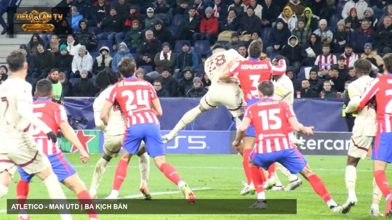 Atlético Madrid tổ chức phòng ngự