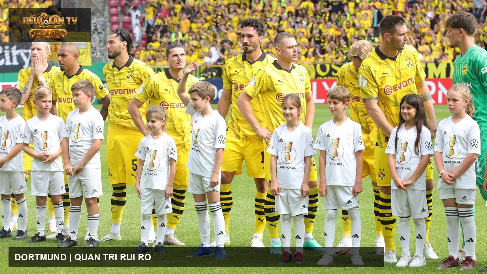 Borussia Dortmund tổ chức trước trận