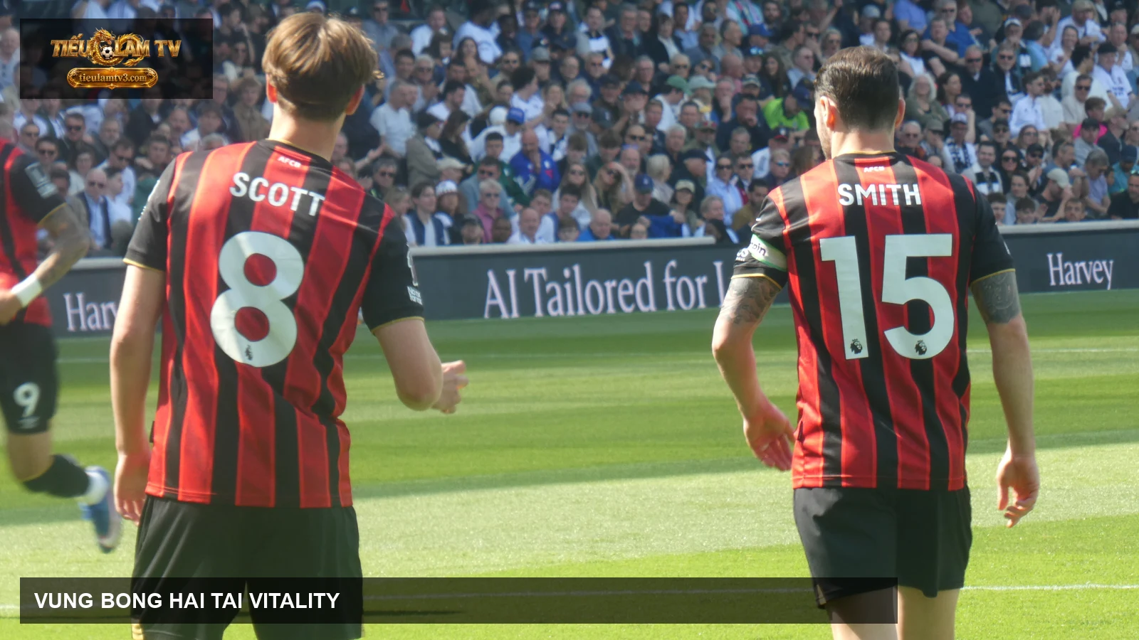 Alex Scott và Adam Smith trong ảnh tư liệu Bournemouth năm 2026