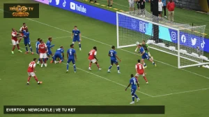 Everton trong một trận đấu cúp tại Anh