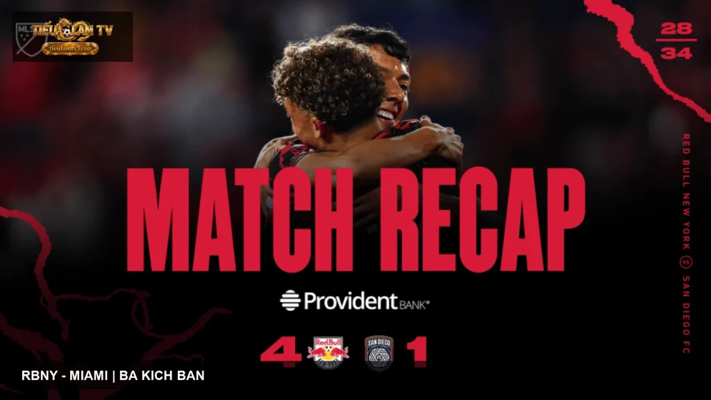 New York Red Bulls tấn công trong trận thắng San Diego