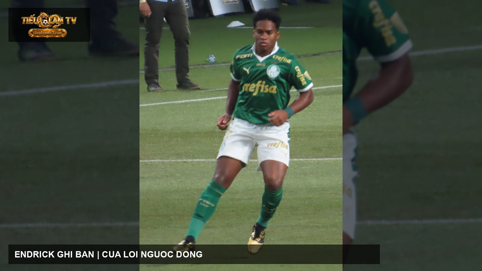 Endrick thi đấu trong màu áo Palmeiras năm 2024